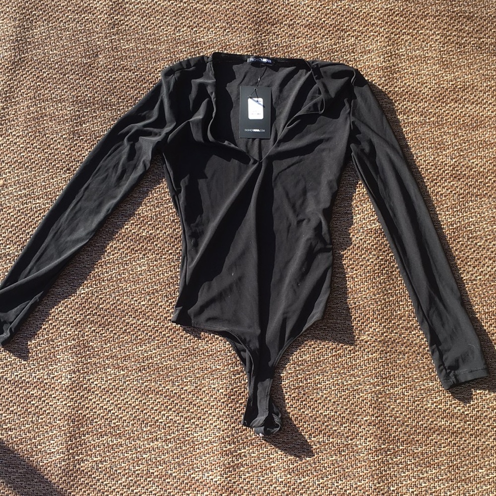 Black Fashion Nova 1 Piece